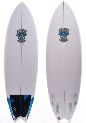 Used Lost Pisces 5'5 Fish Surfboard w Futures - Rider Shack