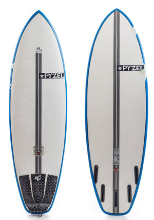 USED Pyzel 5'8 White Tiger Shortboard Surfboard - Rider Shack