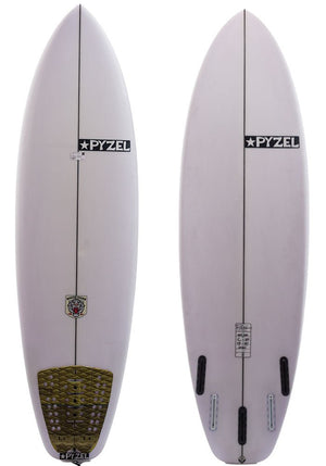 Used Pyzel 6'0 White Tiger Shortboard Surfboard w/Futures - Rider Shack
