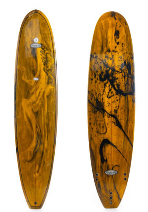 Used Rockin' Fig 7'10 Funboard Surfboard FCS Tri - Rider Shack