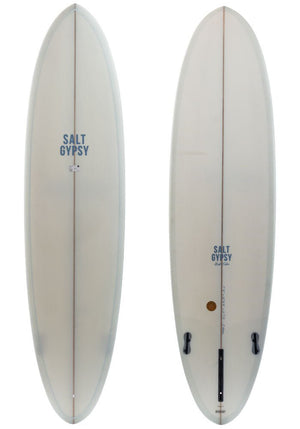Used Salt Gypsy 7'4 Mid Tide Ocean Blue Surfboard - Rider Shack