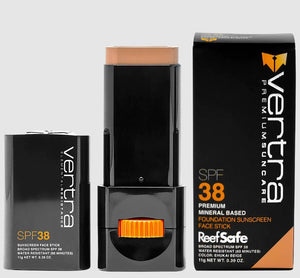 Vertra Ehukai Beige Face Stick SPF 38 - Rider Shack