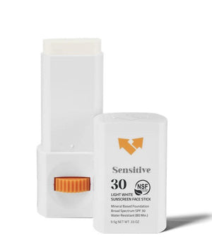 Vertra Sensitive Face Stick SPF 30 Light White - Rider Shack
