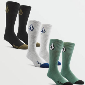 Volcom Full Stone Socks 3 Pack - Rider Shack